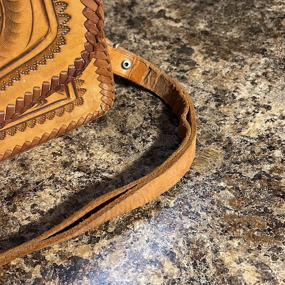 Vintage Leather Purse from Mexico - Picture 8 of 9